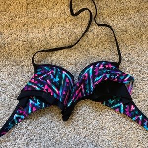 PINK push-up bikini top